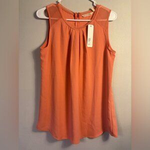 Soft Surroundings Coral Sleeveless Tank Top